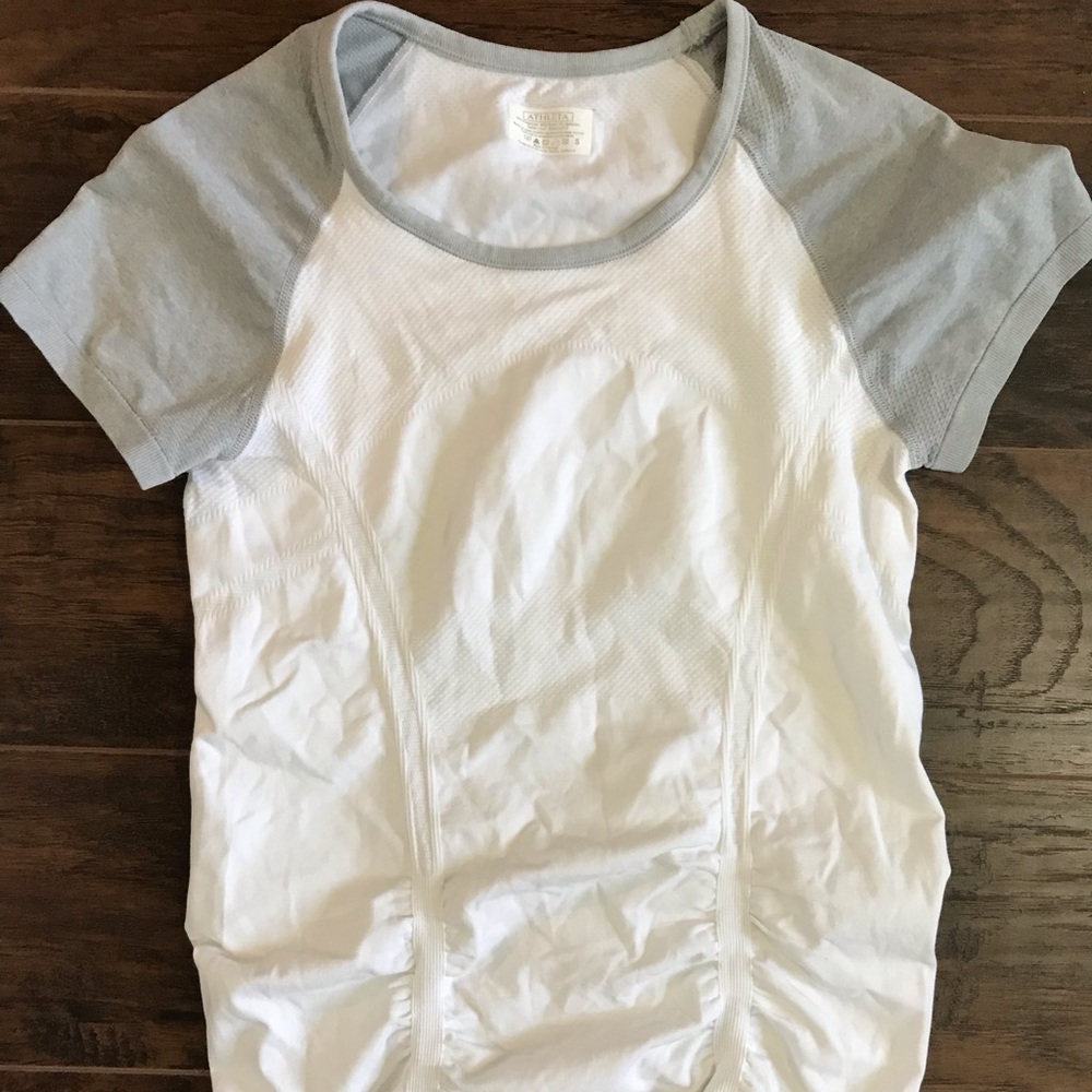 Athleta short sleeve workout top